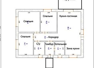 Продам дом, 110 м2, село Благословенка, Черешневый переулок