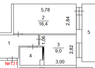 Продается однокомнатная квартира, 37.98 м2, Снежинск, улица Строителей, 1А