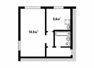 Аренда 1-комнатной квартиры, 34 м2, Челябинская область, Пекинская улица, 25В
