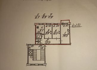 Продажа трехкомнатной квартиры, 58 м2, Колпино, Тверская улица, 48