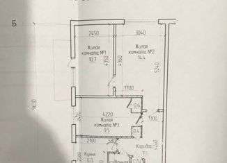 Продается 3-комнатная квартира, 52.3 м2, Бузулук, 4-й микрорайон, 24