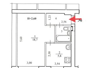 Продается 1-комнатная квартира, 30.8 м2, Волгоград, улица Поддубного, 20, Краснооктябрьский район