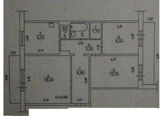 Продам 3-комнатную квартиру, 65.5 м2, Кемеровская область, проспект Строителей, 35