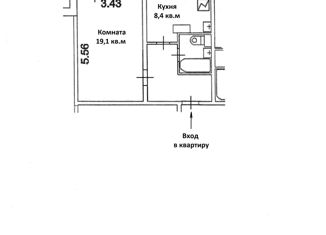 Продажа однокомнатной квартиры, 39 м2, Москва, Венёвская улица, 23, метро Бульвар Адмирала Ушакова