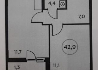 Продаю 2-ком. квартиру, 43.5 м2, посёлок Коммунарка, улица Потаповская Роща, 20к2