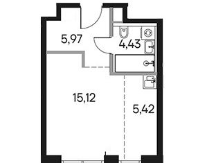 Продажа 1-ком. квартиры, 31 м2, Москва, ЖК Селигер Сити, Ильменский проезд, 14к3