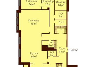 Продается пятикомнатная квартира, 353.8 м2, Москва, улица Ефремова, 19к2, станция Лужники