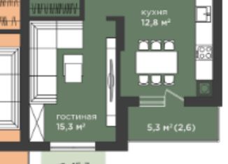 Продаю 1-ком. квартиру, 46.1 м2, Калининград, ЖК Лето, улица Генерала Толстикова, 8