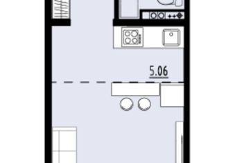 Продается квартира студия, 23.86 м2, село Фролы