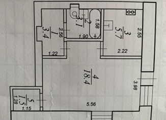 Продается 1-комнатная квартира, 32.1 м2, Осташков, Рабочая улица, 36