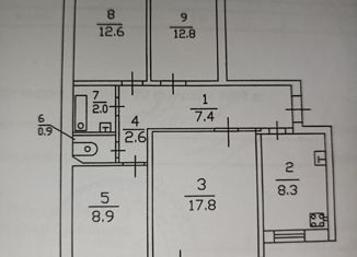 Продается 4-ком. квартира, 73.3 м2, Саратов, Астраханская улица, 10/20