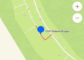 Продам участок, 4.5 сот., СНТ Новые Исады