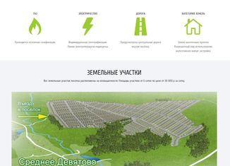 Продается земельный участок, 6 сот., село Среднее Девятово