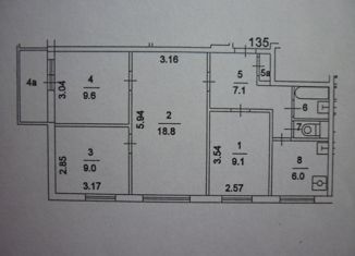 4-комнатная квартира на продажу, 63.1 м2, Москва, Планерная улица, 16к5, метро Планерная