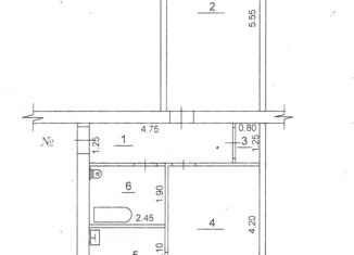 Продаю 2-ком. квартиру, 46.5 м2, посёлок городского типа Лучегорск, 2-й микрорайон, 16