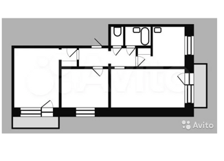 Продаю 3-комнатную квартиру, 56.9 м2, Усть-Кут, улица Калинина, 16