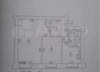 Продаю 2-комнатную квартиру, 40 м2, Клинцы, улица Рябка, 123