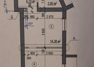 Продам 1-ком. квартиру, 43.5 м2, посёлок городского типа Северный, Олимпийская улица, 23