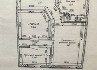 Продается двухкомнатная квартира, 43.4 м2, Кемерово, жилой район Лесная Поляна, Кедровый бульвар, 3