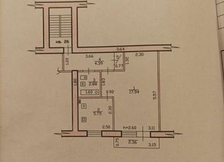 Продается однокомнатная квартира, 32.44 м2, Элиста, улица В.И. Ленина, 271