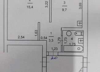 Продается 1-комнатная квартира, 31.4 м2, село Константиновка, Коммунальная улица, 7