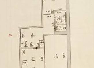 Двухкомнатная квартира на продажу, 52.3 м2, посёлок городского типа Лучегорск, 3-й микрорайон, 6