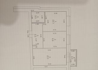 Продам 2-ком. квартиру, 46.3 м2, село Новое Шигалеево, улица Габдуллы Тукая, 12