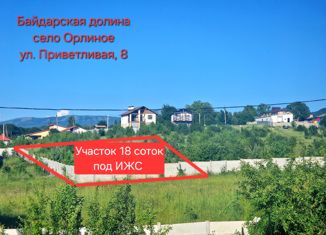 Продаю земельный участок, 18 сот., село Орлиное, Благодатная улица, 5