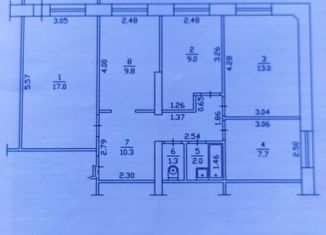 4-комнатная квартира на продажу, 71 м2, Якутск, улица Кузьмина, 34, Гагаринский округ