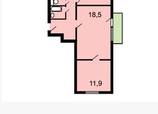 3-комнатная квартира на продажу, 64.1 м2, Москва, Большая Черёмушкинская улица, 20к2, метро Академическая