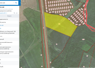 Продам земельный участок, 1100 сот., деревня Крюково