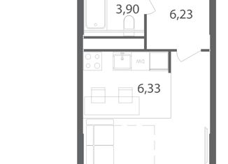 Продажа квартиры студии, 31.9 м2, Волгоград, Майкопская улица, 5Д, Ворошиловский район