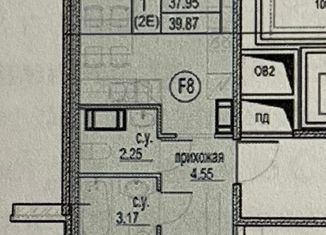 Продажа 1-комнатной квартиры, 37.2 м2, Кудрово, ЖК Айди Кудрово 2, Солнечная улица, 12