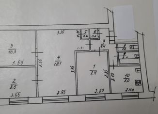 Продается четырехкомнатная квартира, 68 м2, Будённовск, 1-й микрорайон, 18