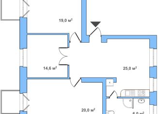 Продажа 3-ком. квартиры, 80 м2, Санкт-Петербург, Таллинская улица, 8, Таллинская улица