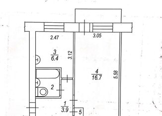 1-ком. квартира на продажу, 30.2 м2, Спасск-Дальний, Кустовиновская улица, 3