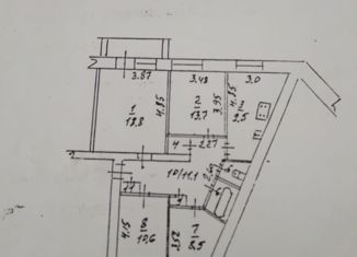 Продам 4-комнатную квартиру, 78.6 м2, Щёкино, Пионерская улица, 46А