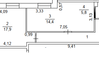 Продается однокомнатная квартира, 57 м2, Снежинск, улица Строителей, 1А