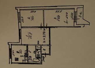 Продается 3-комнатная квартира, 72 м2, Москва, Кантемировская улица, 20к5, метро Кантемировская