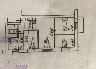Продам 4-ком. квартиру, 60.9 м2, Гусь-Хрустальный, улица Свердлова, 2А