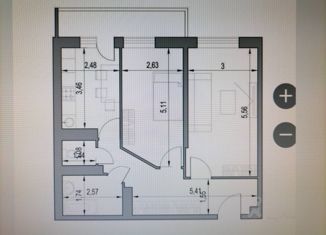 Продажа 2-комнатной квартиры, 57 м2, Самара, ЖК Логика, Съездовская улица, 11