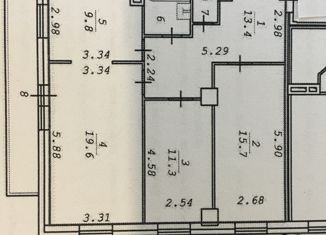 Продается 3-комнатная квартира, 75 м2, Новосибирск, улица Галущака, 15, метро Гагаринская