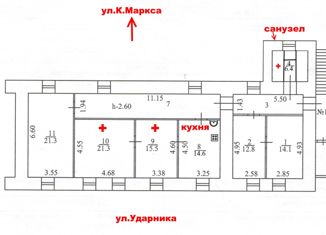 Продам комнату, 135 м2, Иркутск, улица Ударника, 10, Правобережный округ