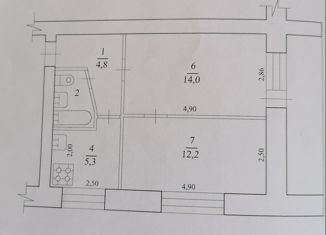 Продается 2-ком. квартира, 39.3 м2, рабочий посёлок Эльбан, 2-й микрорайон, 23