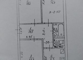 Продаю 3-ком. квартиру, 69.9 м2, поселок городского типа Рамешки, Советская улица, 41