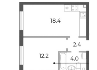 Продается 1-ком. квартира, 37 м2, Санкт-Петербург, ЖК Нева Хаус, Петровский проспект, 9