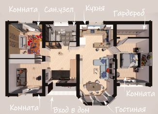 Продажа дома, 121.6 м2, Шадринск, Полевая улица, 1