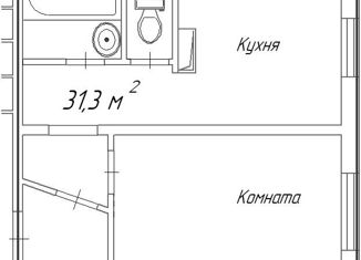 Продажа однокомнатной квартиры, 31.3 м2, Москва, Липецкая улица, 36/20, метро Орехово