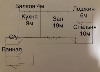 Продажа двухкомнатной квартиры, 54.3 м2, Краснодар, улица Энергетиков, 10, улица Энергетиков