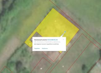 Земельный участок на продажу, 9 сот., деревня Деревеньки, Дачная улица